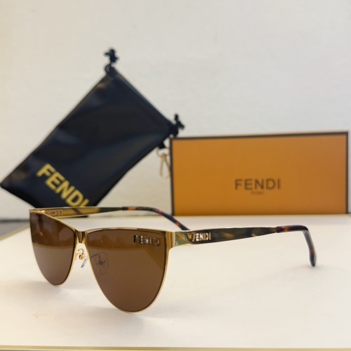 Fendi AAA Quality Sunglasses #1233565 $60.00 USD, Wholesale Replica Fendi AAA Quality Sunglasses