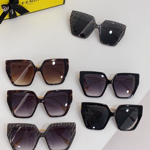 Replica Fendi AAA Quality Sunglasses #1233570 $64.00 USD for Wholesale