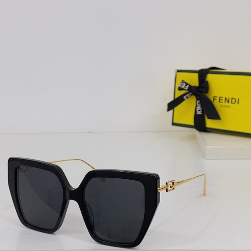 Fendi AAA Quality Sunglasses #1233574 $64.00 USD, Wholesale Replica Fendi AAA Quality Sunglasses