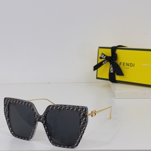 Fendi AAA Quality Sunglasses #1233575 $64.00 USD, Wholesale Replica Fendi AAA Quality Sunglasses