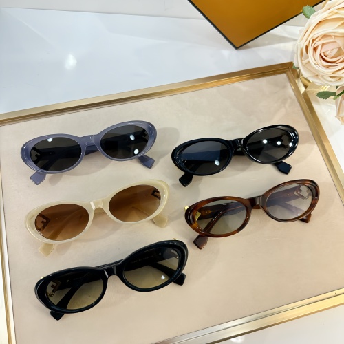 Replica Fendi AAA Quality Sunglasses #1233579 $60.00 USD for Wholesale