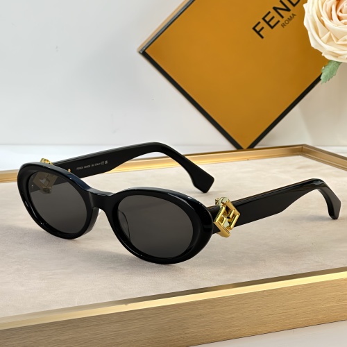 Fendi AAA Quality Sunglasses #1233580 $60.00 USD, Wholesale Replica Fendi AAA Quality Sunglasses