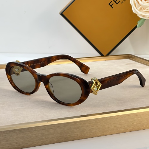 Fendi AAA Quality Sunglasses #1233581 $60.00 USD, Wholesale Replica Fendi AAA Quality Sunglasses