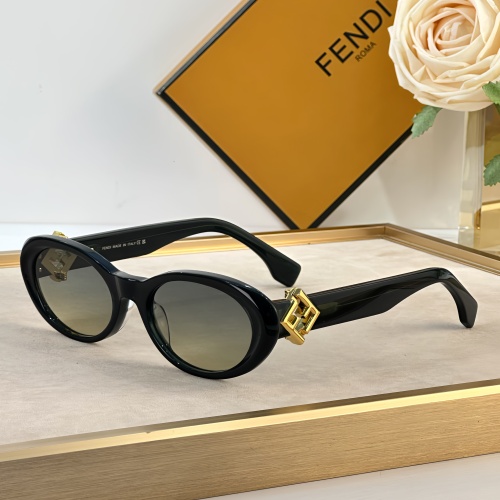 Fendi AAA Quality Sunglasses #1233582 $60.00 USD, Wholesale Replica Fendi AAA Quality Sunglasses