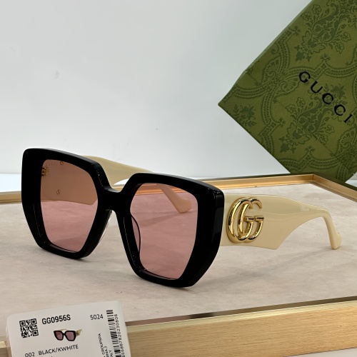 Gucci AAA Quality Sunglasses #1233666 $60.00 USD, Wholesale Replica Gucci AAA Quality Sunglasses