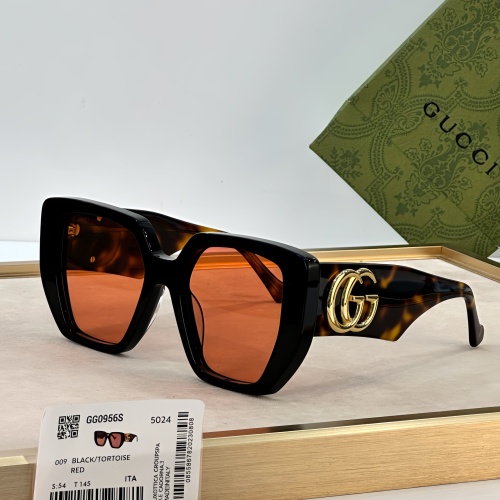 Gucci AAA Quality Sunglasses #1233667 $60.00 USD, Wholesale Replica Gucci AAA Quality Sunglasses