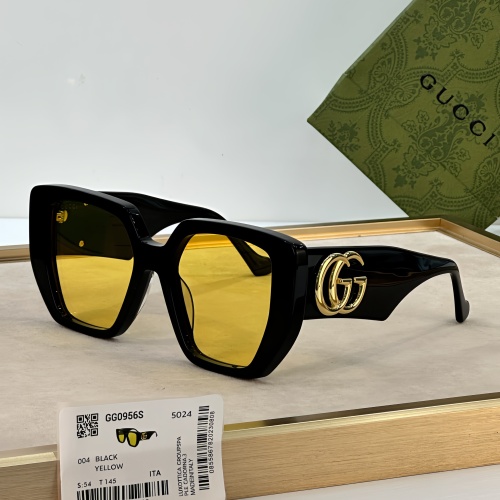 Gucci AAA Quality Sunglasses #1233668 $60.00 USD, Wholesale Replica Gucci AAA Quality Sunglasses