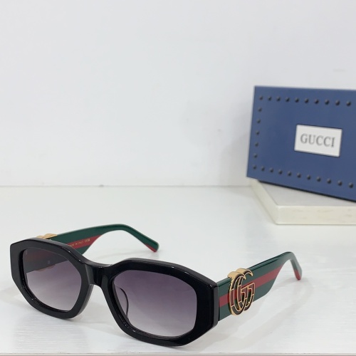 Gucci AAA Quality Sunglasses #1233677 $60.00 USD, Wholesale Replica Gucci AAA Quality Sunglasses