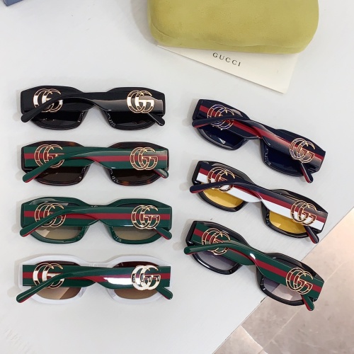 Replica Gucci AAA Quality Sunglasses #1233678 $60.00 USD for Wholesale