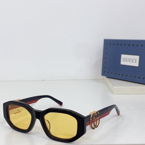 Gucci AAA Quality Sunglasses #1233680 $60.00 USD, Wholesale Replica Gucci AAA Quality Sunglasses