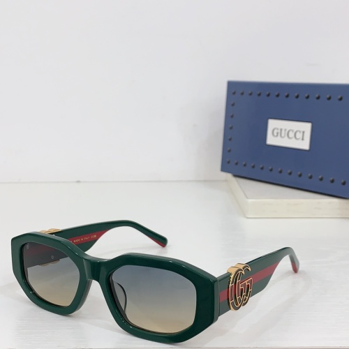 Gucci AAA Quality Sunglasses #1233681 $60.00 USD, Wholesale Replica Gucci AAA Quality Sunglasses