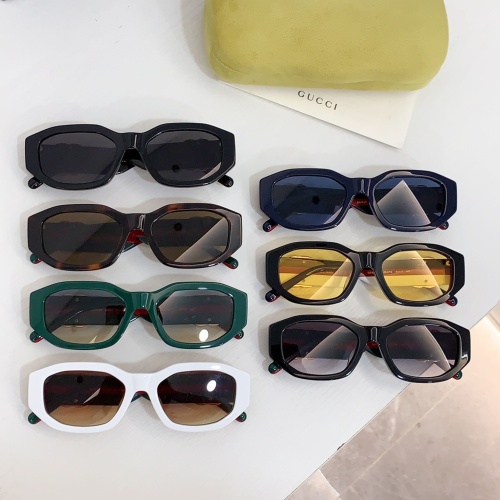 Replica Gucci AAA Quality Sunglasses #1233681 $60.00 USD for Wholesale