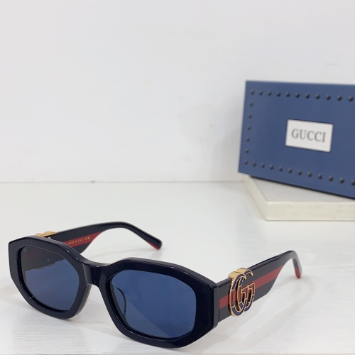 Gucci AAA Quality Sunglasses #1233682 $60.00 USD, Wholesale Replica Gucci AAA Quality Sunglasses