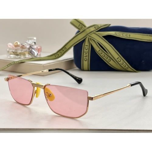 Gucci AAA Quality Sunglasses #1233699 $60.00 USD, Wholesale Replica Gucci AAA Quality Sunglasses