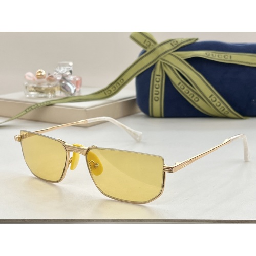 Gucci AAA Quality Sunglasses #1233701 $60.00 USD, Wholesale Replica Gucci AAA Quality Sunglasses