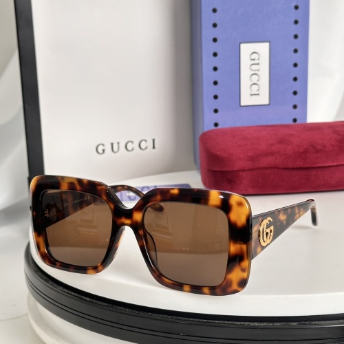 Gucci AAA Quality Sunglasses #1233708 $56.00 USD, Wholesale Replica Gucci AAA Quality Sunglasses