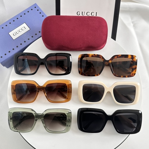 Replica Gucci AAA Quality Sunglasses #1233709 $56.00 USD for Wholesale