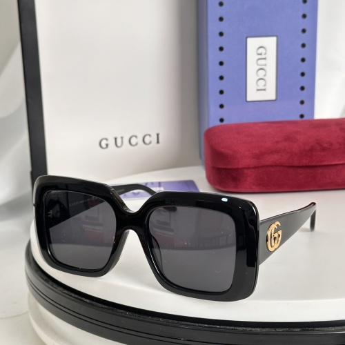 Gucci AAA Quality Sunglasses #1233710 $56.00 USD, Wholesale Replica Gucci AAA Quality Sunglasses