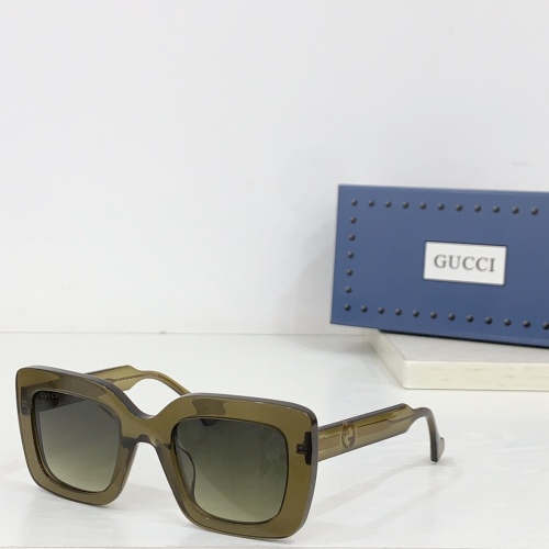 Gucci AAA Quality Sunglasses #1233727 $60.00 USD, Wholesale Replica Gucci AAA Quality Sunglasses