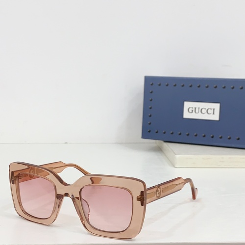 Gucci AAA Quality Sunglasses #1233728 $60.00 USD, Wholesale Replica Gucci AAA Quality Sunglasses