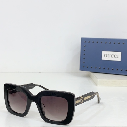 Gucci AAA Quality Sunglasses #1233730 $60.00 USD, Wholesale Replica Gucci AAA Quality Sunglasses