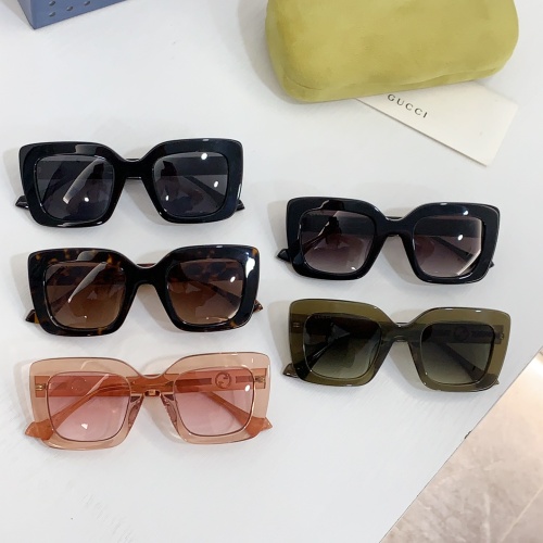 Replica Gucci AAA Quality Sunglasses #1233730 $60.00 USD for Wholesale