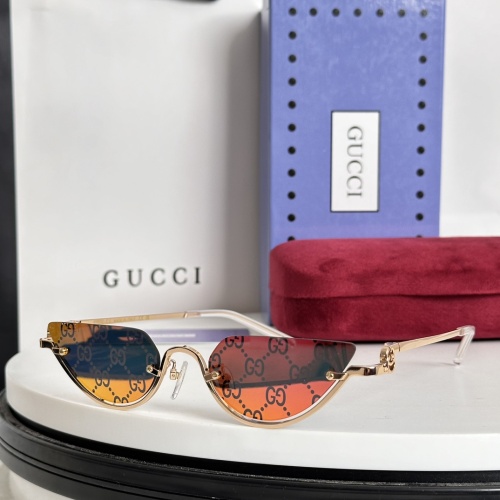 Gucci AAA Quality Sunglasses #1233735 $52.00 USD, Wholesale Replica Gucci AAA Quality Sunglasses