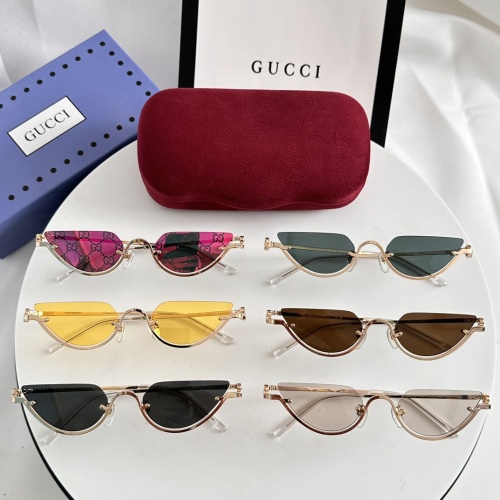 Replica Gucci AAA Quality Sunglasses #1233738 $52.00 USD for Wholesale