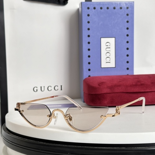 Gucci AAA Quality Sunglasses #1233740 $52.00 USD, Wholesale Replica Gucci AAA Quality Sunglasses