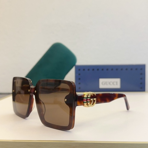 Gucci AAA Quality Sunglasses #1233749 $60.00 USD, Wholesale Replica Gucci AAA Quality Sunglasses