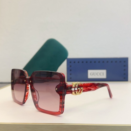 Gucci AAA Quality Sunglasses #1233754 $60.00 USD, Wholesale Replica Gucci AAA Quality Sunglasses