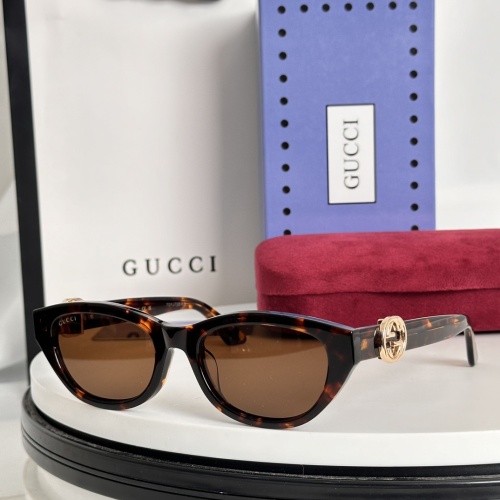 Gucci AAA Quality Sunglasses #1233758 $52.00 USD, Wholesale Replica Gucci AAA Quality Sunglasses