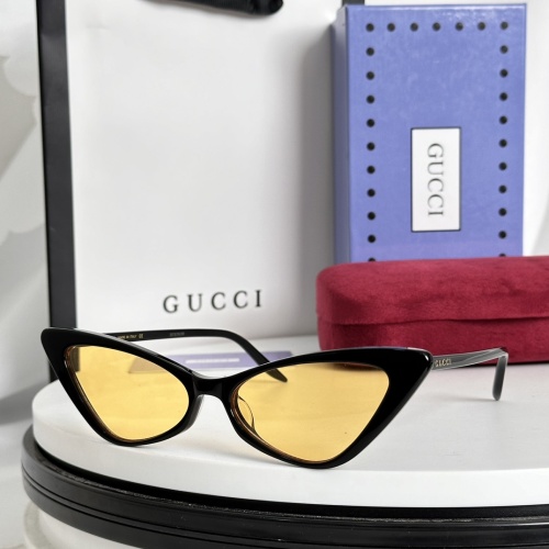 Gucci AAA Quality Sunglasses #1233787 $52.00 USD, Wholesale Replica Gucci AAA Quality Sunglasses