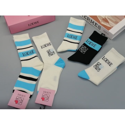 Replica Loewe Socks #1233841 $29.00 USD for Wholesale