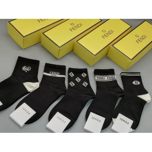 Fendi Socks #1233852 $27.00 USD, Wholesale Replica Fendi Socks