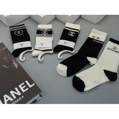 Replica Chanel Socks #1233853 $29.00 USD for Wholesale