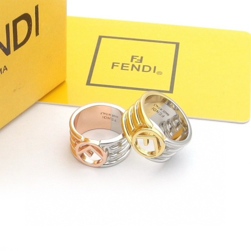 Replica Fendi Rings #1233951 $25.00 USD for Wholesale