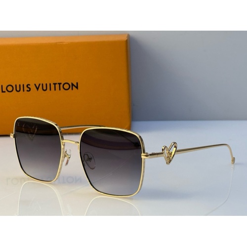 Louis Vuitton AAA Quality Sunglasses #1233987 $56.00 USD, Wholesale Replica Louis Vuitton AAA Quality Sunglasses