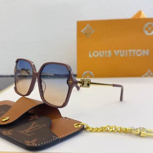 Louis Vuitton AAA Quality Sunglasses #1233995 $60.00 USD, Wholesale Replica Louis Vuitton AAA Quality Sunglasses