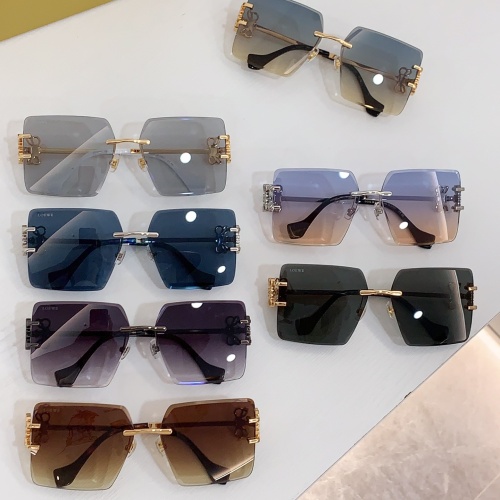 Replica LOEWE AAA Quality Sunglasses #1234045 $60.00 USD for Wholesale