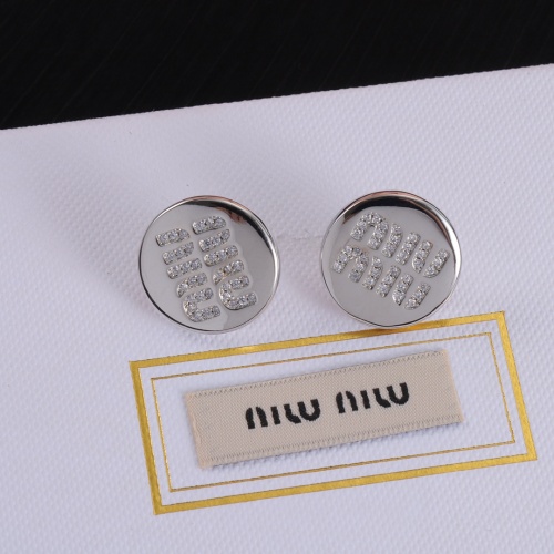 Replica MIU MIU Earrings For Women #1234106 $27.00 USD for Wholesale