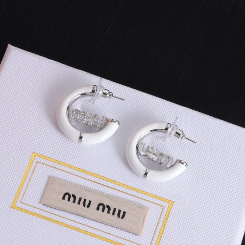 Replica MIU MIU Earrings For Women #1234109 $27.00 USD for Wholesale