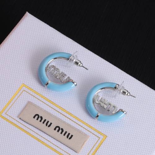 Replica MIU MIU Earrings For Women #1234110 $27.00 USD for Wholesale