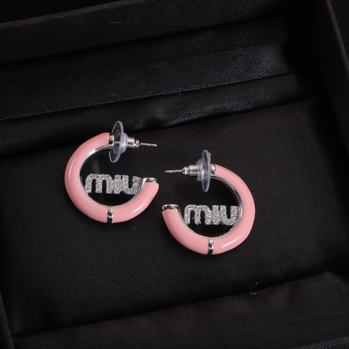 MIU MIU Earrings For Women #1234111 $27.00 USD, Wholesale Replica MIU MIU Earrings