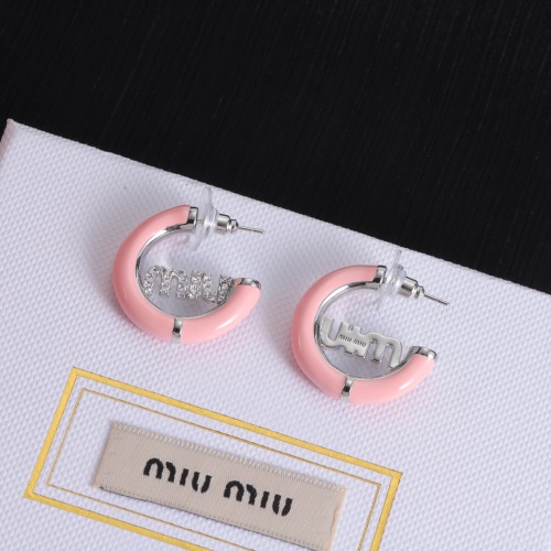 Replica MIU MIU Earrings For Women #1234111 $27.00 USD for Wholesale