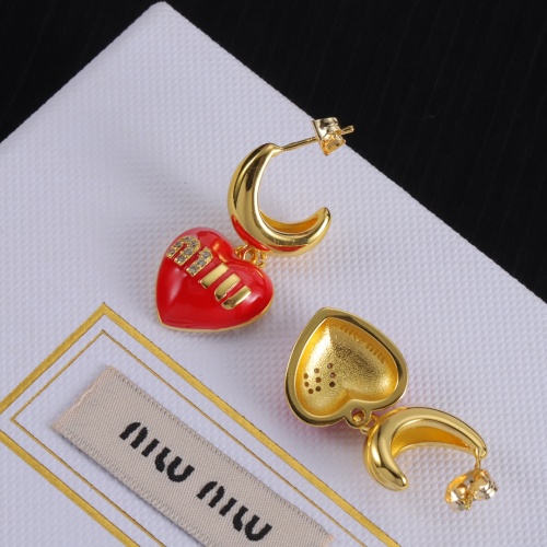 Replica MIU MIU Earrings For Women #1234114 $27.00 USD for Wholesale