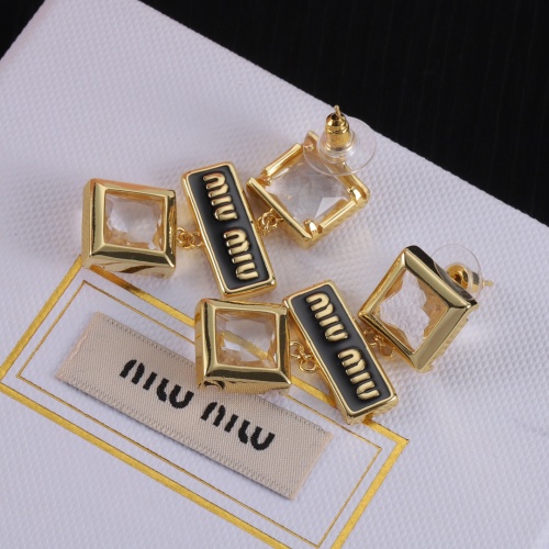 MIU MIU Earrings For Women #1234119 $29.00 USD, Wholesale Replica MIU MIU Earrings