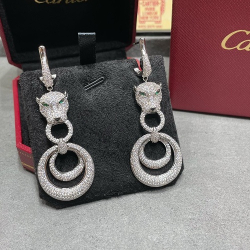 Replica Cartier Earrings For Women #1234135 $52.00 USD for Wholesale