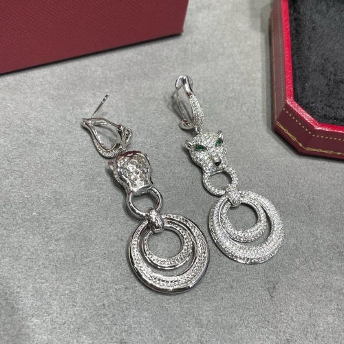 Replica Cartier Earrings For Women #1234135 $52.00 USD for Wholesale