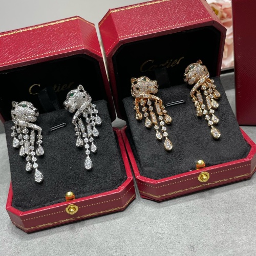 Replica Cartier Earrings For Women #1234143 $88.00 USD for Wholesale